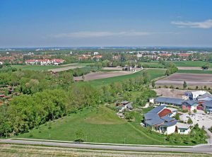 Waldorfkindergarten Ismaning Luftbild von Fotograf Sven Jungnickel